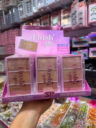 Palrta de iluminador flash glow sp colors (box c/24)