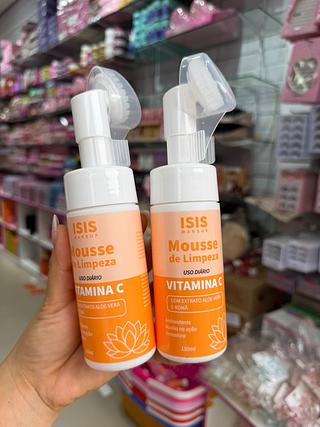 Mousse micelar vitamina c isis makeup