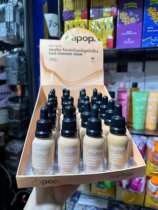 BASE DAPOP FLUIDA (Box c/24) cores do 1 ao 4 na caixa