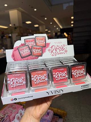 Blush rose bloom yvisiy (box c/24) somente cores que estiverem disponíveis