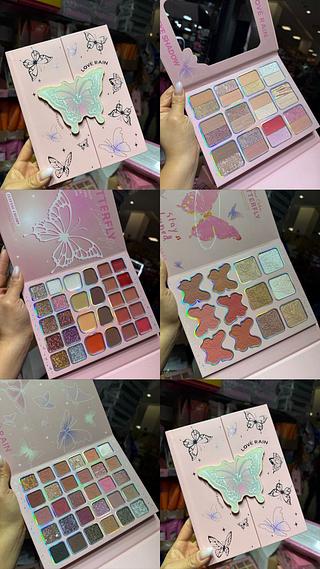 Paleta 94 cores borboleta love rain