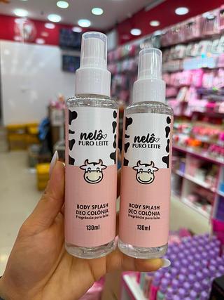 Body splash puro leite nelo 130ml