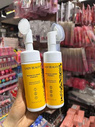 Mousse de limpeza vitamina c Lady Beauty