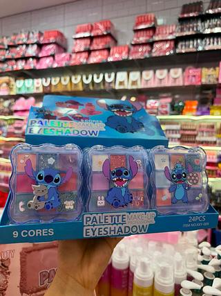 Paleta de sombras infantil stich (box c/24)