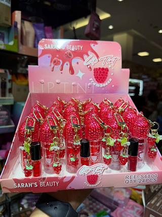 Lip tint framboesa Sara's beuty (box c/24)