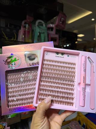 Cilios tufinho com caneta love rain