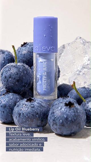 Lip oil fruity juicy blueberry alleva (box c/24)
