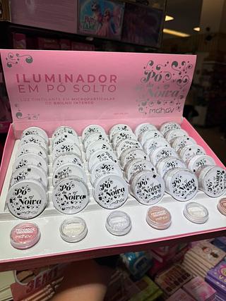 Pó da noiva iluminador mahav (box c/36) somente cores que estiverem disponíveis