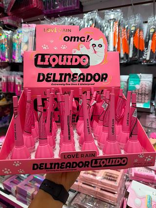 Delineador liquido gatinho love rain (box c/24)