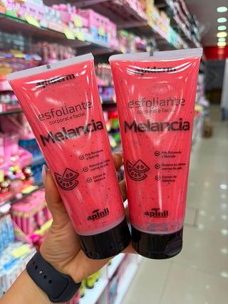Esfoliante corporal e facial melancia apiderm