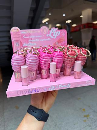 Lip gloss lua e neve (box c/24) somente cores que estiverem disponíveis