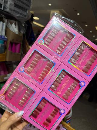 Unhas postiça sabrina sato auto colante (box c/12) variadas