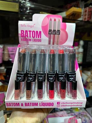 Batom & Batom líquido (Box c/24) cores que estiverem disponíveis