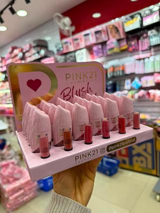 Blush liquido pink21 (box c/24) somente cores que estiverem disponíveis