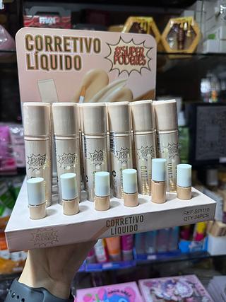 Corretivo líquido (Box c/24) cores que estiverem disponíveis