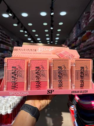 Paleta de blush urban sp colors (box c/24)