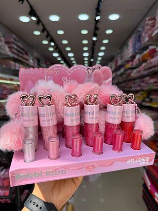 Lip gloss bobbi rara brilho (box c/24) somente cores que estiverem disponíveis