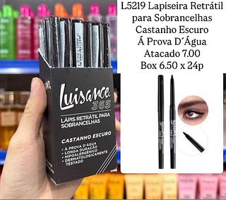 Lápis retrátil para Sombrancelhas castanho escuro Box c/24)