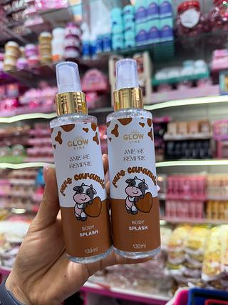 Body splash puro caramelo glow line