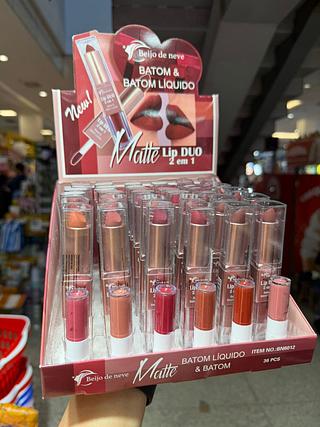 Lip duo beijo de neve (box c/36) somente cores que estiverem disponíveis