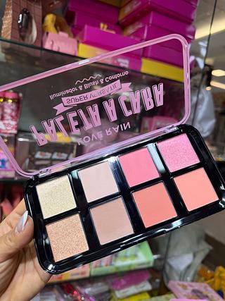 Paleta de iluminador & Blush & contorno (Box c/12)