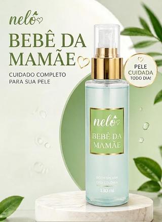 Body splash nelo bebê da mamãe