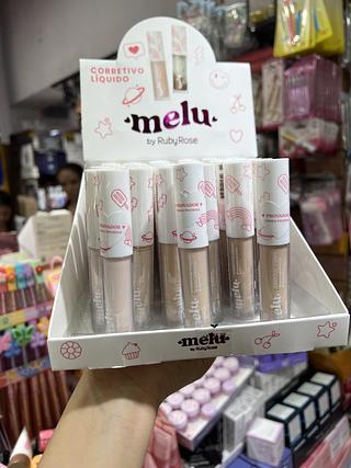 CORRETIVO LÍQUIDO MELU (Box c/36) cores que estiveram disponíveis