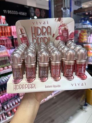 Hidra pearl batom líquido (Box c/36) cores que estiverem disponíveis