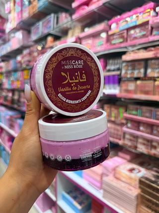 Geleia hidratante corporal vanilla do deserto miss rose