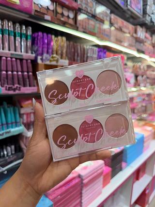 Paleta blush iluminador e contorno forever you (box c/24)