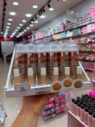 Base the pink21 (box c/24) somente cores que estiverem disponíveis