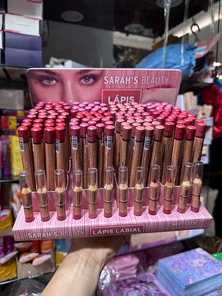Lápis labial sarah’s beauty (box c/144) cores que estiverem disponíveis