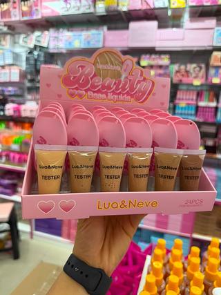 Base liquida beuty lua e neve (box c/24) somente cores que estiverem disponíveis