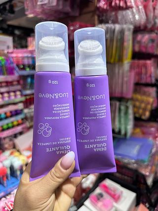 Espuma de limpeza remoção de maquiagem