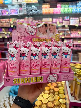 Protetor solar hello kitty 60+ kaliya beuty (box c/24)