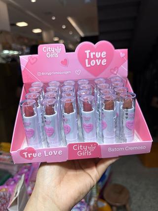 BATOM CREMOSO TRUE LOVE (Box c/24) cores que estiverem disponíveis