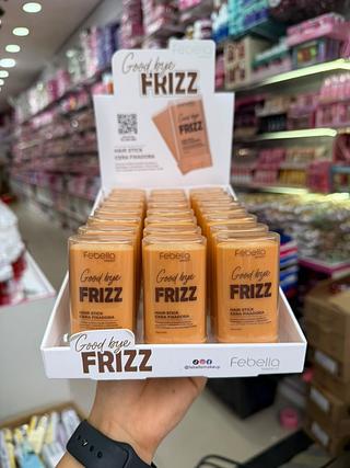 Cera fixadora anti frizz de cabelo febella (box c/24)