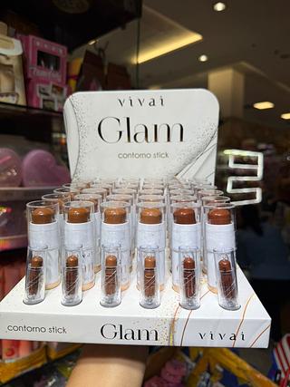 Contorno stick glam vivai (box c/ 36 unidades) somente cores que estiverem disponíveis
