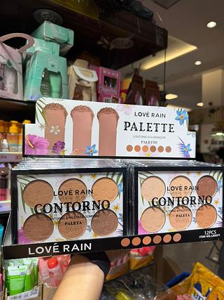 Paleta de contorno love rain ( box c/12)