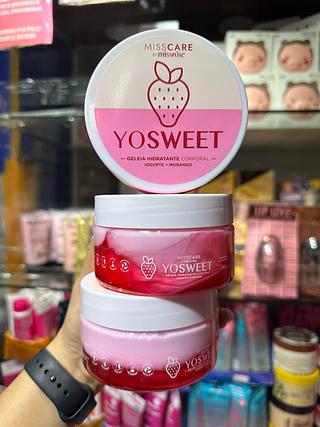 Geleia hidratante corporal Iorque e morango