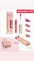Batom líquido duo lux matte febella (Box c/24) cores que estão disponíveis