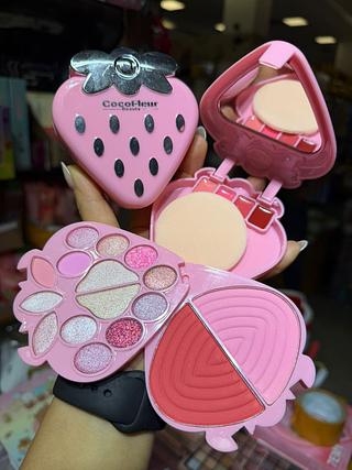 Kit maquiagem morango cocofleur