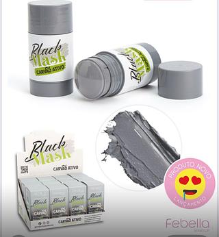 Máscara carvão reduz a oleosidade limpeza profunda (Box c/12)
