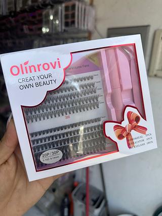 Cílios tufinho 20P / 30P 9-14mm