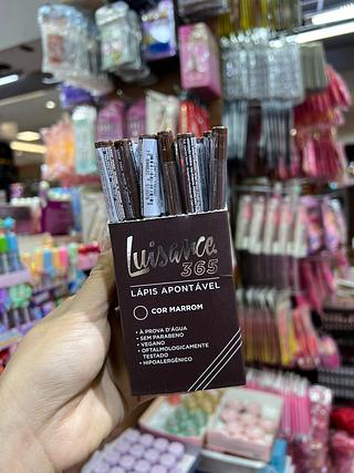 Lápis a prova d’água vegano hipoalergênico marron( Box c/24)