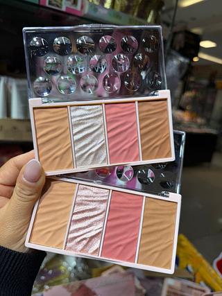 Paleta de blush contorno e iluminador labranche (box c/24)