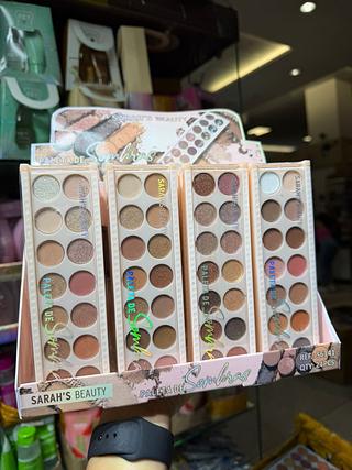 Paleta de sombra sarah's beauty (box c/24)