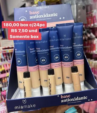 BASE ANTIOXIDANTE CORES VARIADAS ( BOX C/24) Claro