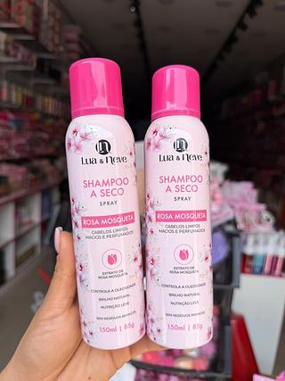 Shampoo a seco rosa mosqueta lua e neve 150ml