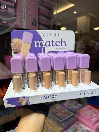 Corretivo match vivai (box c/24) somente cores que estiverem disponíveis